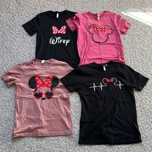 Disney Women’s Shirts Size Medium (4 shirts)